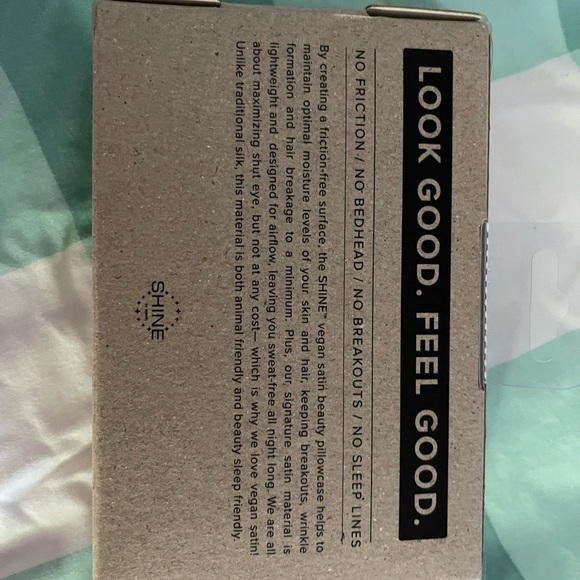 Vegan Satin Pillowcase in Gunmetal Std/Qn - Picture 3 of 3